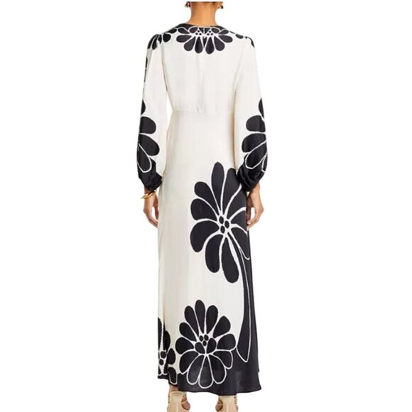 Farm Rio Palermo Floral Cut Out Maxi Dress – Bright Tropical Print (XXS) NWT - Picture 13 of 15